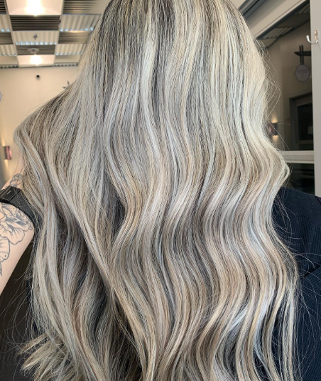 Beauty Ash Blonde Hairstyle