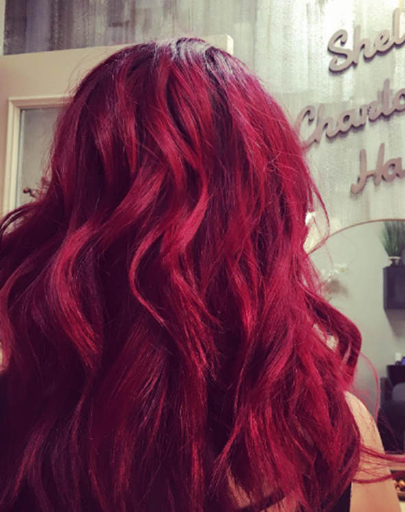 Black Cherry Dark Red Hair Color