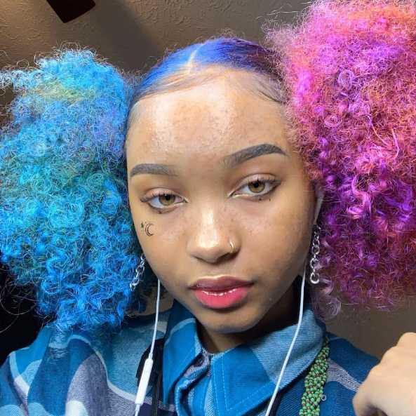 Blue and Pink 4A Hair Care