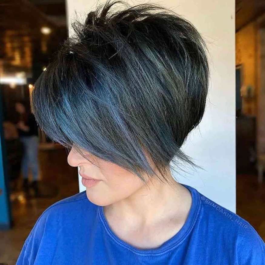 Bold And Edgy Short Hairstyle For Teenage Girl