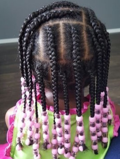 Braided Natural Hairstyle