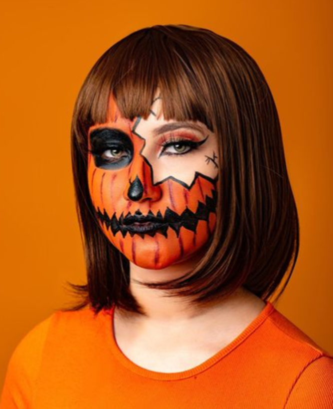 27 Pumpkin Makeup Looks for Spooky & Stylish Look In 2023