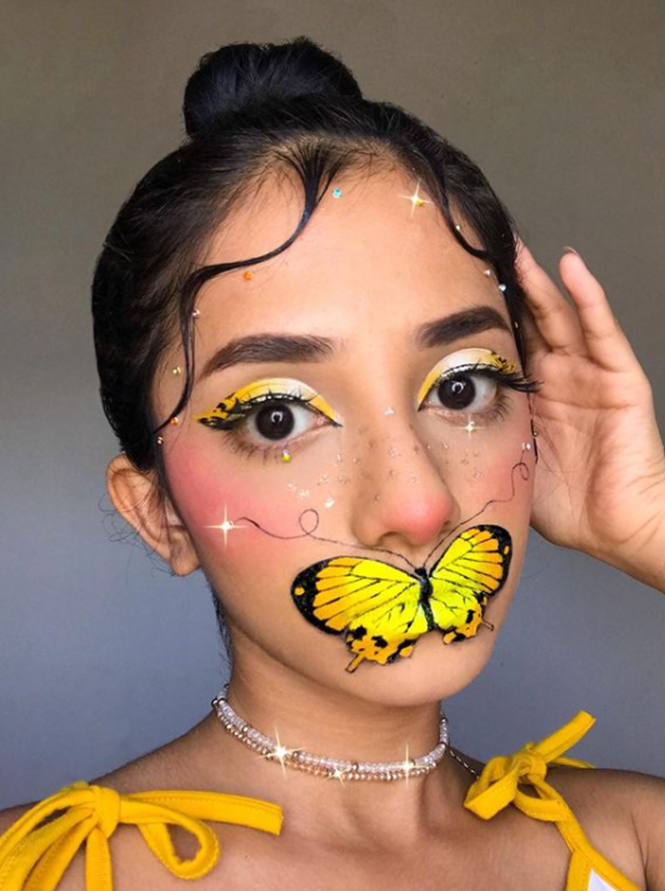 Butterfly Glam Makeup Looks