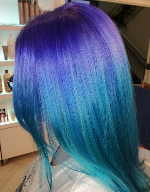 Cloud Blue Hair Color