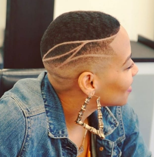Code Design Fade Haircut For Black Women