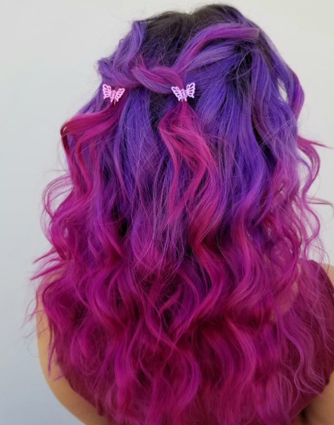 Coolest Pink And Purple Hair Looks
