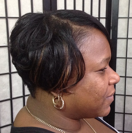 Creative African American Hairstyle Women Over 50