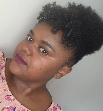 Curly Natural Afro Puff Hairstyle