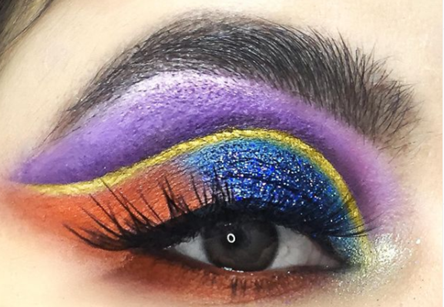 Cut Crease Colorful Instagram Eye Shadow Looks