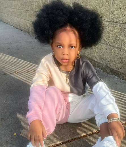 Cute Twin Afro Puff Hairstyle