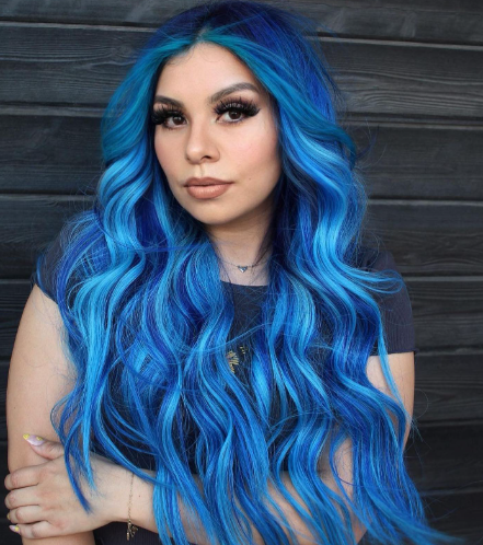 Danger Jones Mermaid Black And Blue Hair Color Ideas