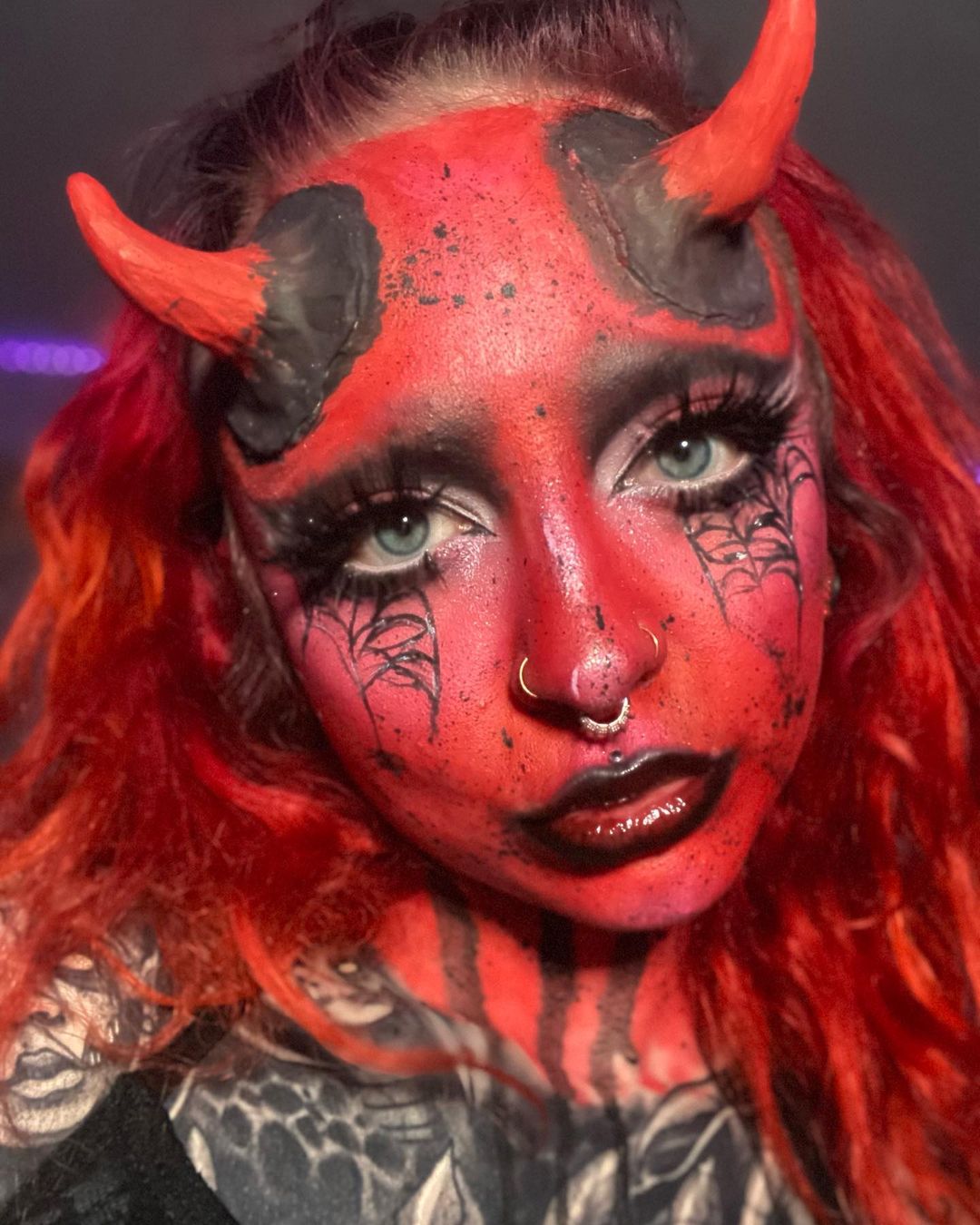 Devil Bad Makeup Look