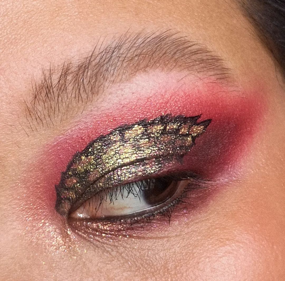 Dragon Scale Style Instagram Eye Shadow Looks