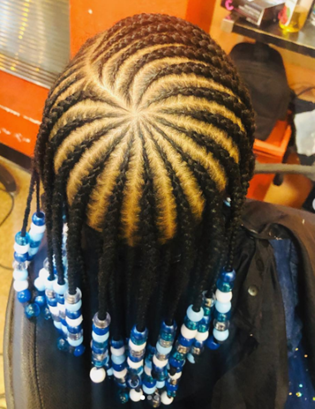 Eats UB Rock Braided Hairstyle With Beads