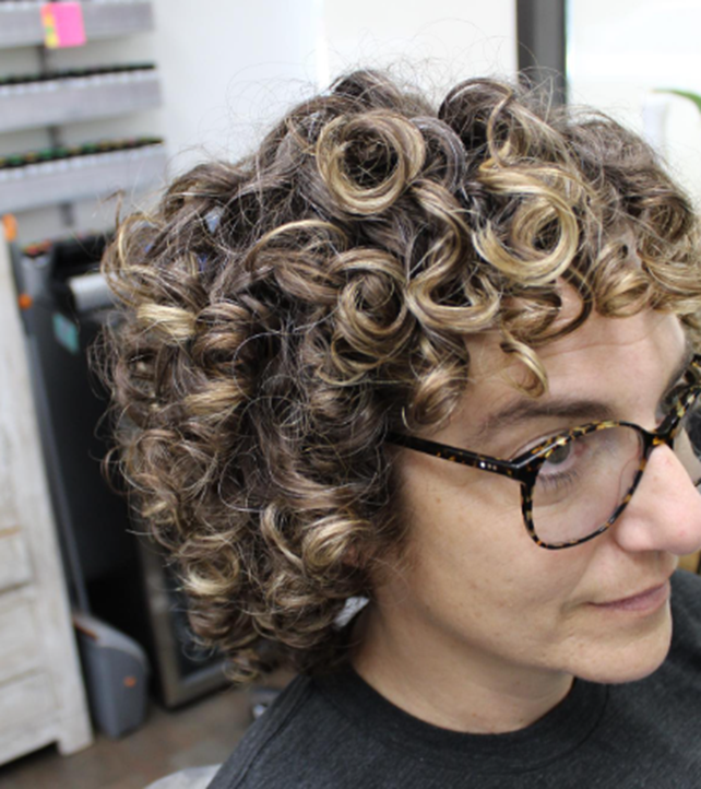 Frizz Curly Pixie Cut