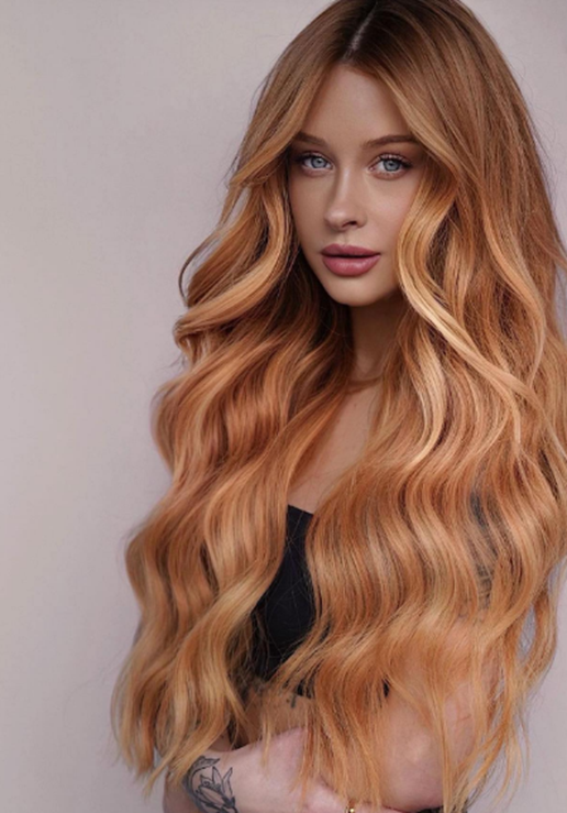 Georgia Peach Hair Color 