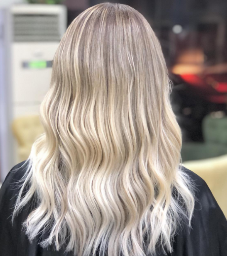 Glorious Ash Blonde Hairstyle