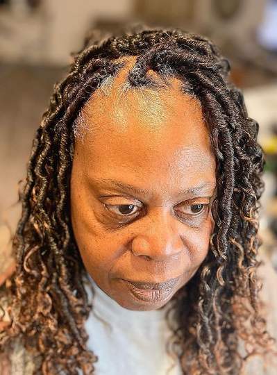 Goddess Locs African American Hairstyle Women Over 50
