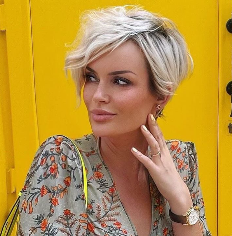 Grey Shaggy Bob For Low Maintenance Short Hairstyle