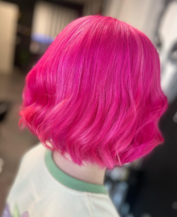 Hot Pink Hair Idea