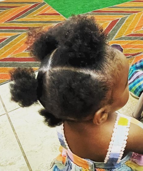 Kids Box Afro Puff Hairstyle