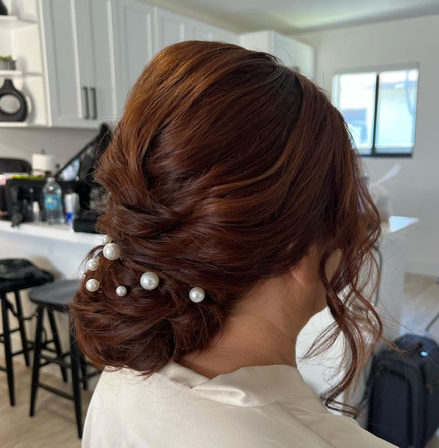Knotless Updo Hairstyle