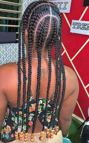 Knottail Braid African Braids Hairstyle