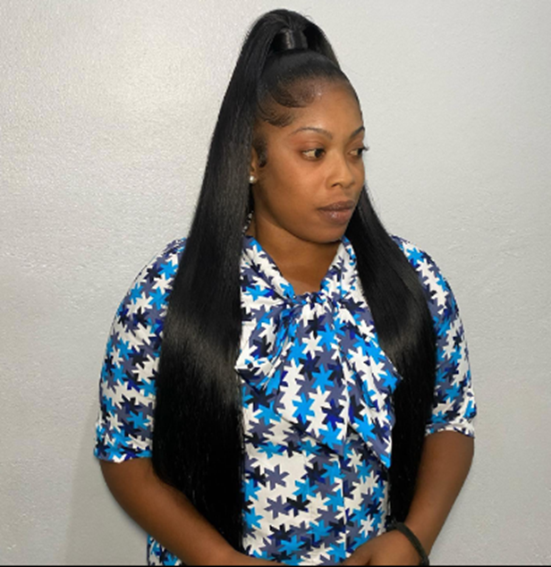 Lace Front Sleek Ponytail Hairstyle