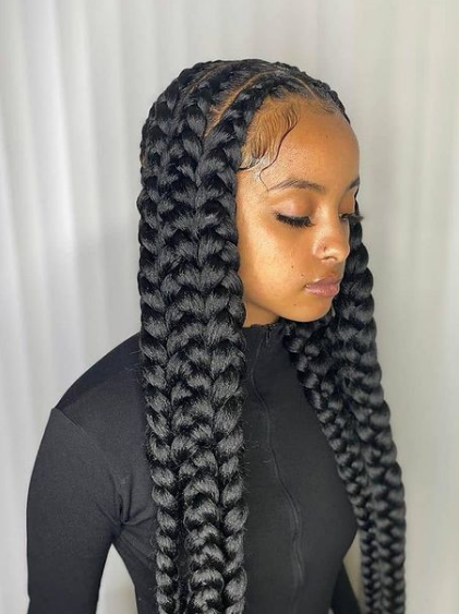 Length Best Braided Hairstyle Black Women