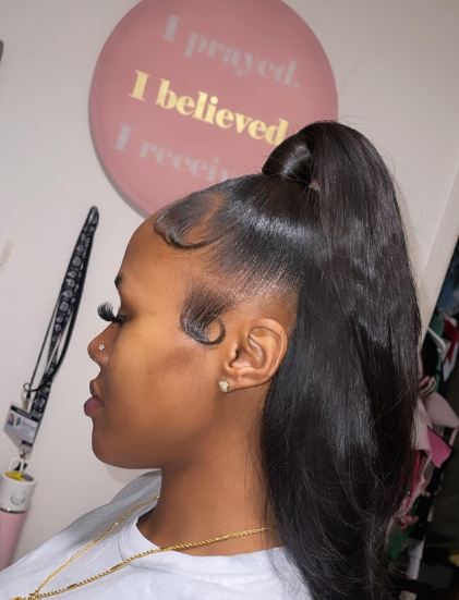 Lovable Sew In Half Up Half Down