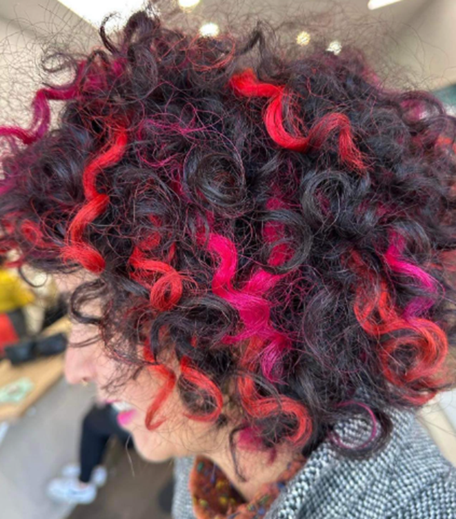 Lovely Curly Hair Color Ideas