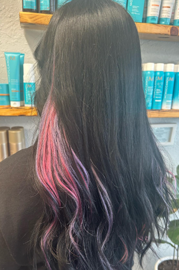 Luscious Pink And Purple Hair Looks