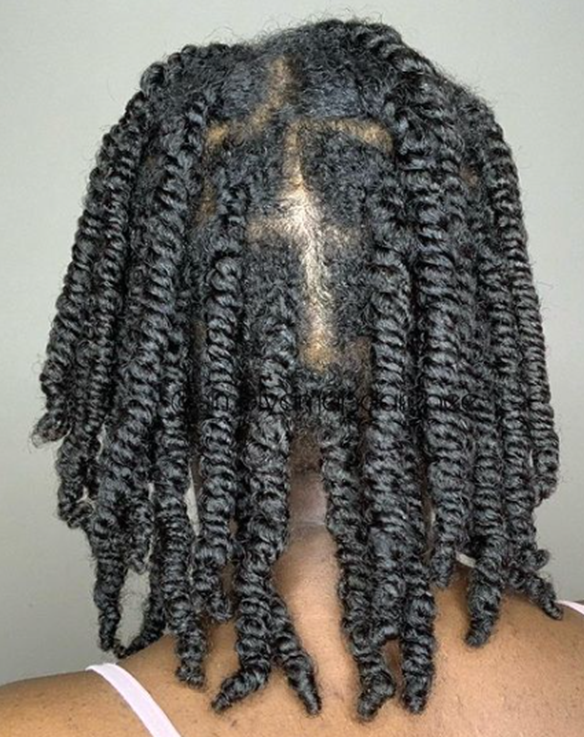 Medium Twisted Easy And Natural Hairstyle
