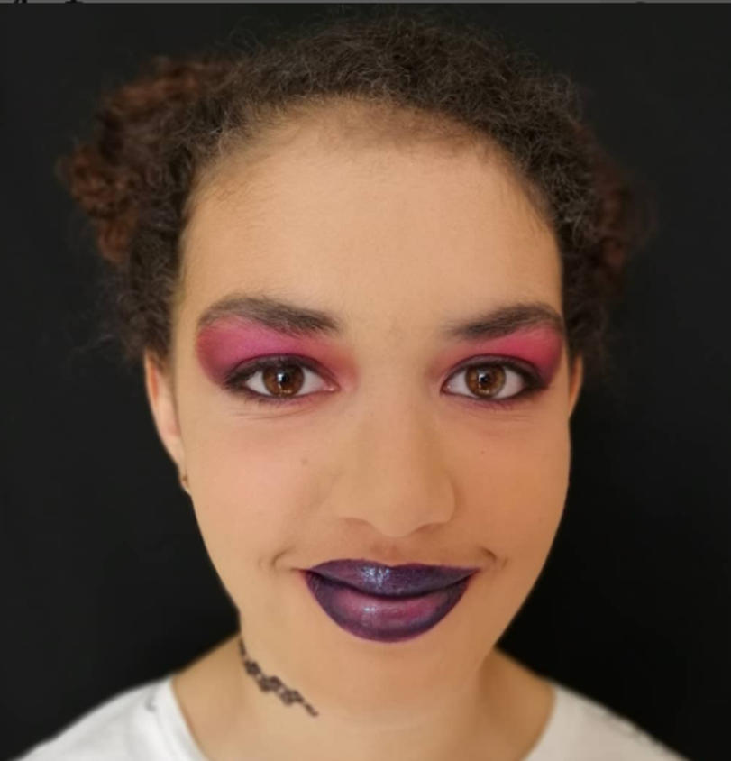 Pastel Purple Grunge Makeup Looks