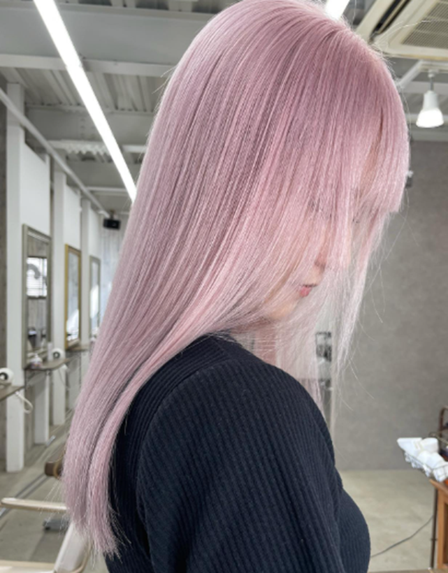 Pearl Beauty Pink Hair Idea