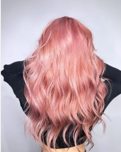 Pink Aesthetic Blorange Hair