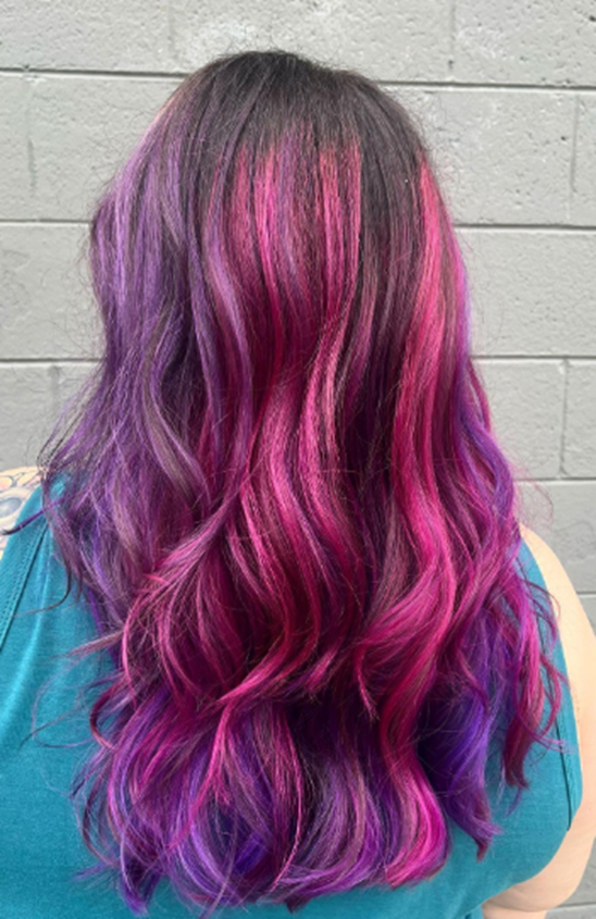 Pink And Purple Hair Looks