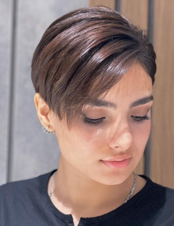 Pixie Brown Short Hairstyle