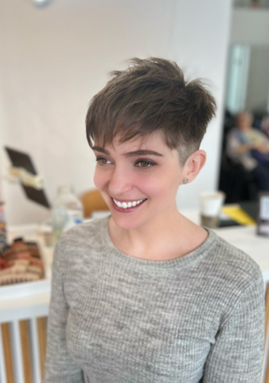 Pixie Cut Brown Short Hairstyle