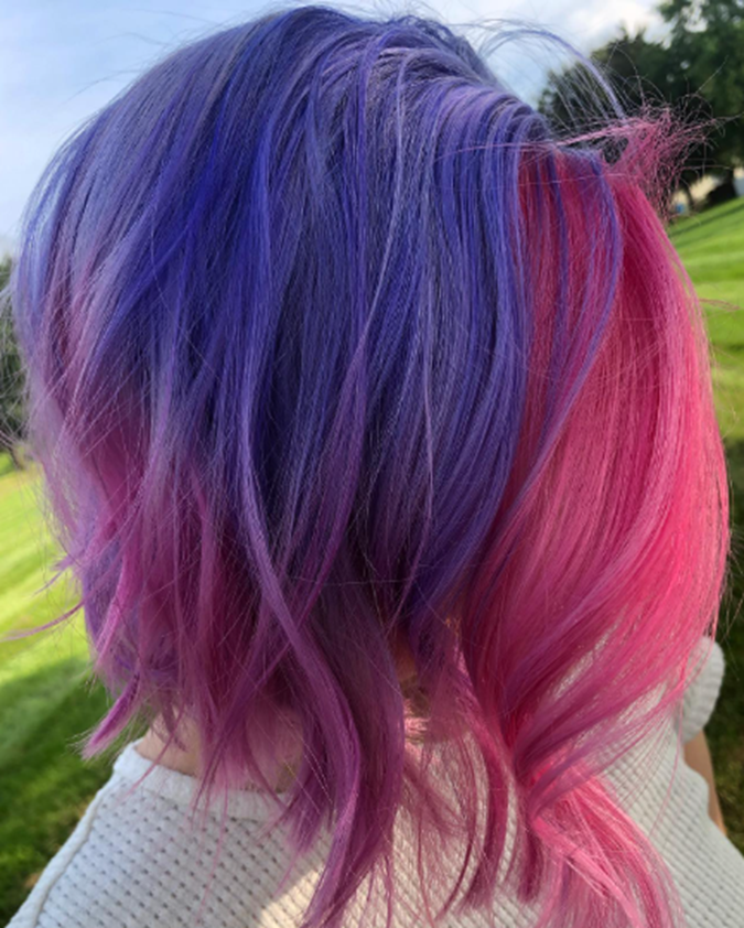 Plenty Pink And Purple Hair Looks