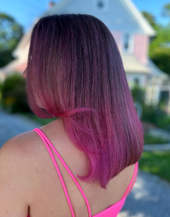 Plum Pink Hair Idea