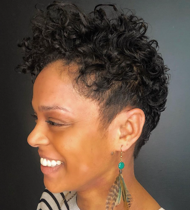 Polished Curly Pixie Cut Ideas