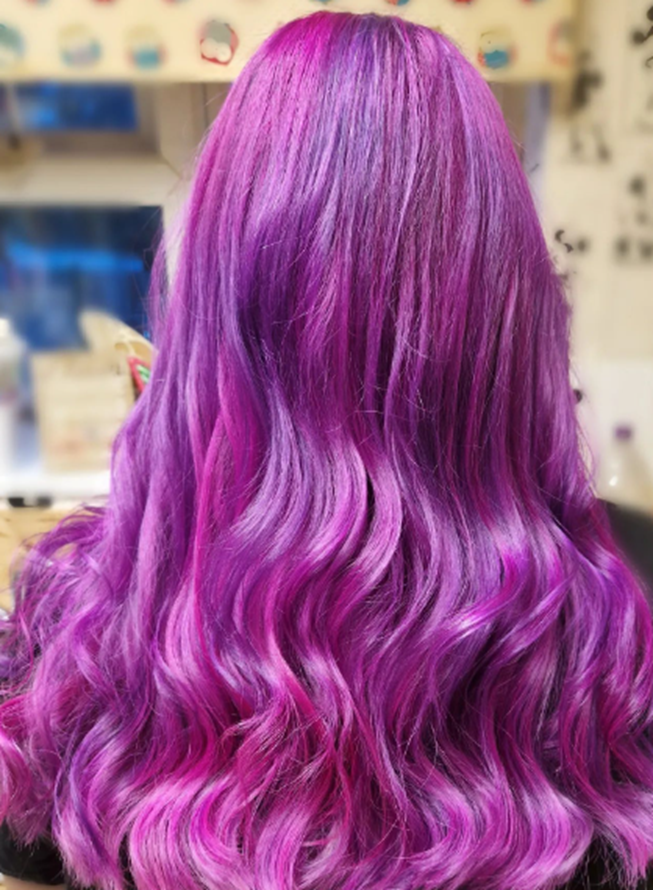 Premium Pink And Purple Hair Looks