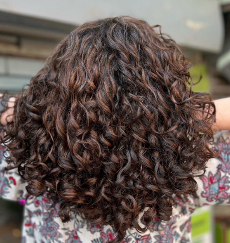 Pretty Curly Hair Color