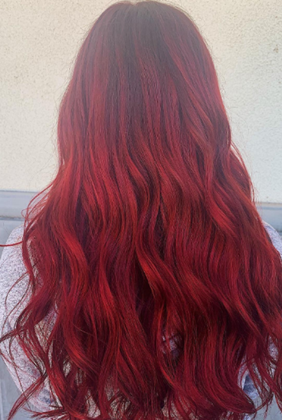 Scarlet And Root Touch Up Red Hair Color