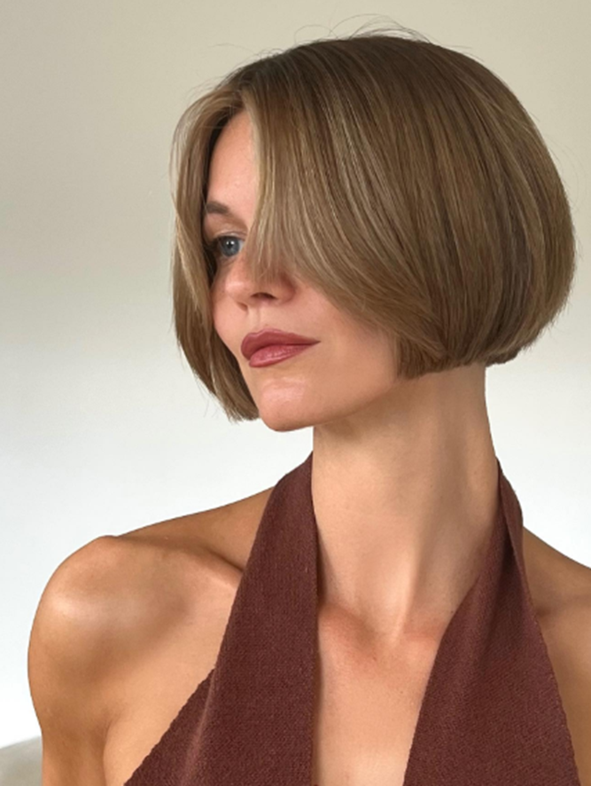 Short Blunt Bob For Low Maintenance Short Hairstyle