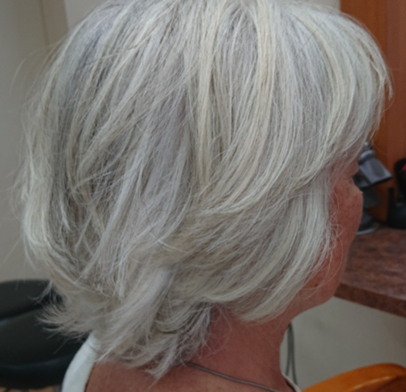 Short Textured Pixie Cut Gray Hairstyle