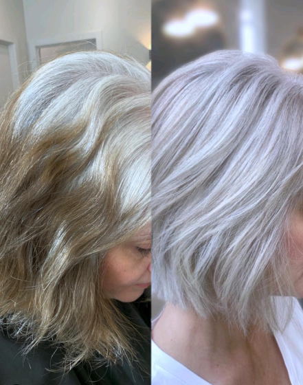 Silver Blonde Hair 