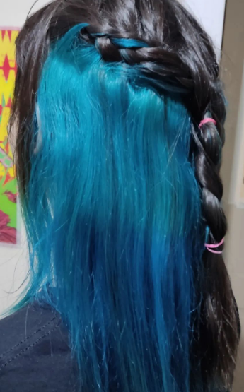 Slightly More Intense Black And Blue Hair Color Ideas