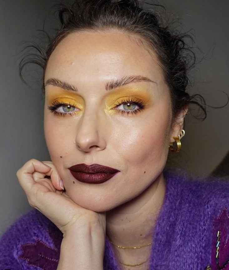 Spark Yellow Glam Makeup Looks